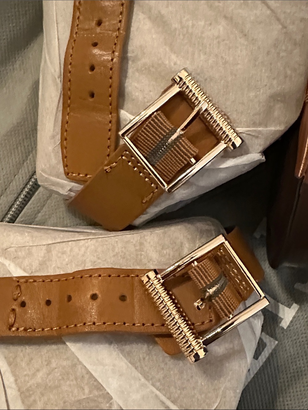 Franco Sarto Ina Strappy Sandals in Tan — Size 9 - Picture 8 of 8